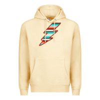 Pina Colada Teal and Orange Serape Lightning Premium Hoodie - Bettercallsaul
