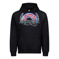 Black American rainbow Urban Hoodie - HowdyJamesFarm