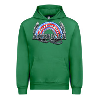 Emerald American rainbow Urban Hoodie - HowdyJamesFarm