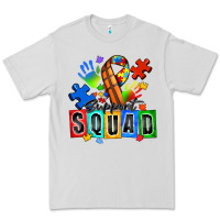Dove Grey basketball support squad autism Premium Tee - Zillion Design Studio