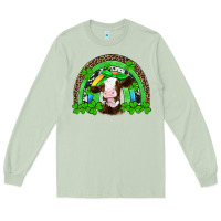Matcha st patricks cow rainbow Long Sleeve Tee - Artiststas