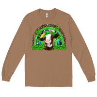 Toasted Coconut st patricks cow rainbow Long Sleeve Tee - Artiststas