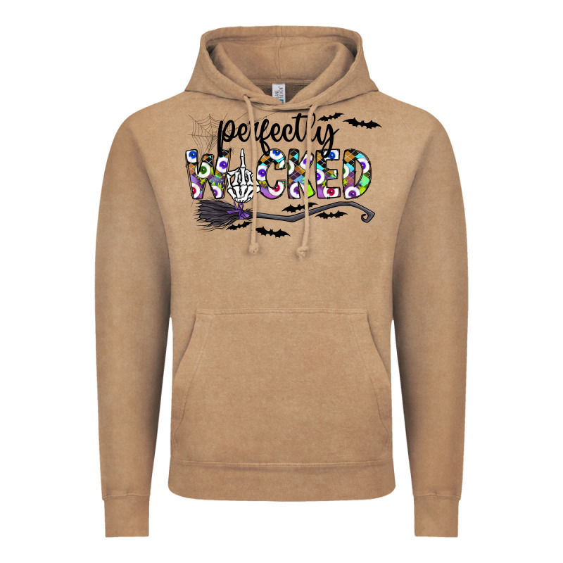 Perfectly Wicked Vintage Hoodie by CowhideDigitalArt | Teevron