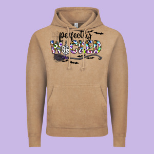 Perfectly Wicked Vintage Hoodie Designed By Cowhidedigitalart