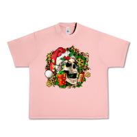 Salmon christmas skull and gift Urban Heavy Tee - AdoDesignShop