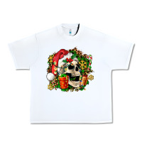 White christmas skull and gift Urban Heavy Tee - AdoDesignShop