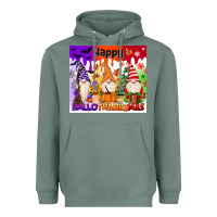 Sage happy hallothanksmas gnomies Heavyweight Hoodie - MaliasSmallBusiness