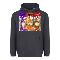 Smoke happy hallothanksmas gnomies Heavyweight Hoodie - MaliasSmallBusiness