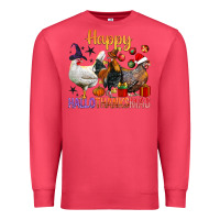 Cardinal Happy Hallothanksmas Chick Premium Sweatshirt - BundleAndBundleShop