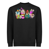 Black hippie coffee cups Heavyweight Sweatshirt - AdoDesignShop