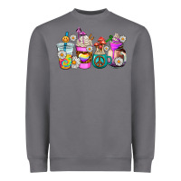 Storm hippie coffee cups Heavyweight Sweatshirt - AdoDesignShop