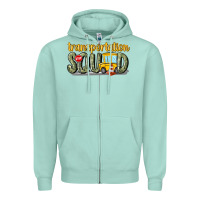 Seafoam transportation squad Zipper Hoodie - MaliasSmallBusiness