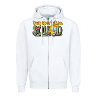 White transportation squad Zipper Hoodie - MaliasSmallBusiness