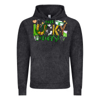 Vintage Black st patricks day one lucky nurse Vintage Hoodie - Neo Western