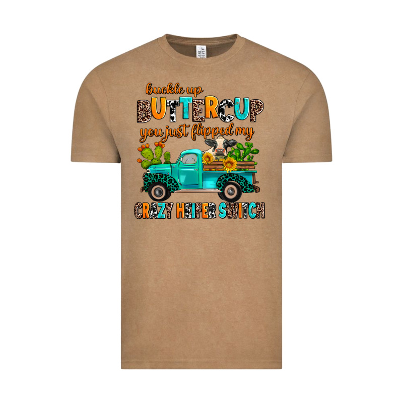 Buckle Up Buttercup You Just Flipped My Crazy Heif Vintage Tee by AdoDesignShop | Teevron