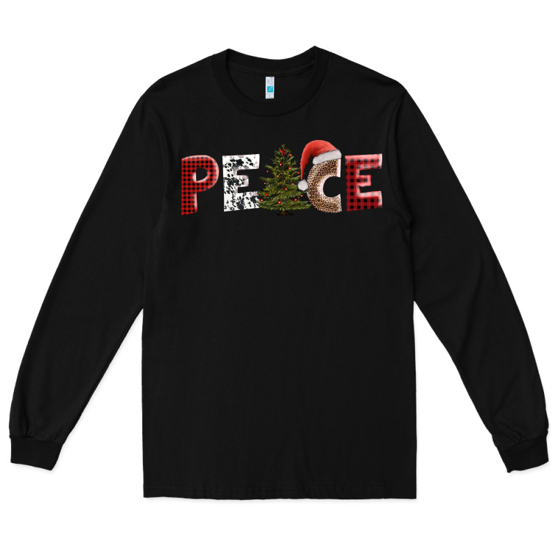 Peace Christmas Long Sleeve Tee by AdoDesignShop | Teevron