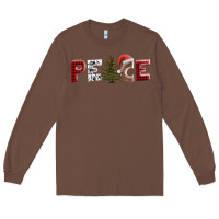 Chestnut peace christmas Long Sleeve Tee - AdoDesignShop