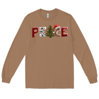 Toasted Coconut peace christmas Long Sleeve Tee - AdoDesignShop