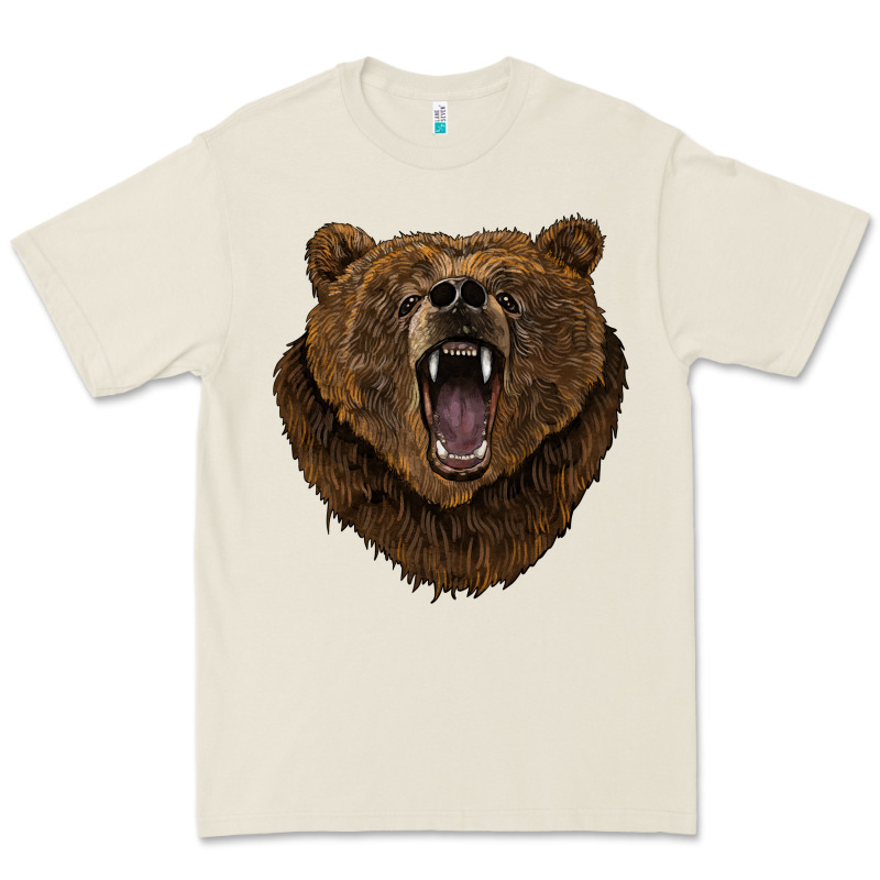 Bear Head Premium Tee by BarkalooDesign | Teevron