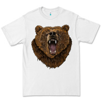 White bear head Premium Tee - BarkalooDesign