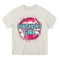 Cream birthday girl Heavy Core Tee - MaliasSmallBusiness