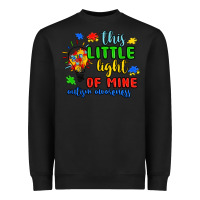 Black this little light of mine autism awareness Heavyweight Sweatshirt - JahusDesignShop