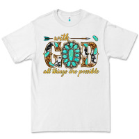 White with god all things are possible with gemstone Premium Tee - texasbilliewilder