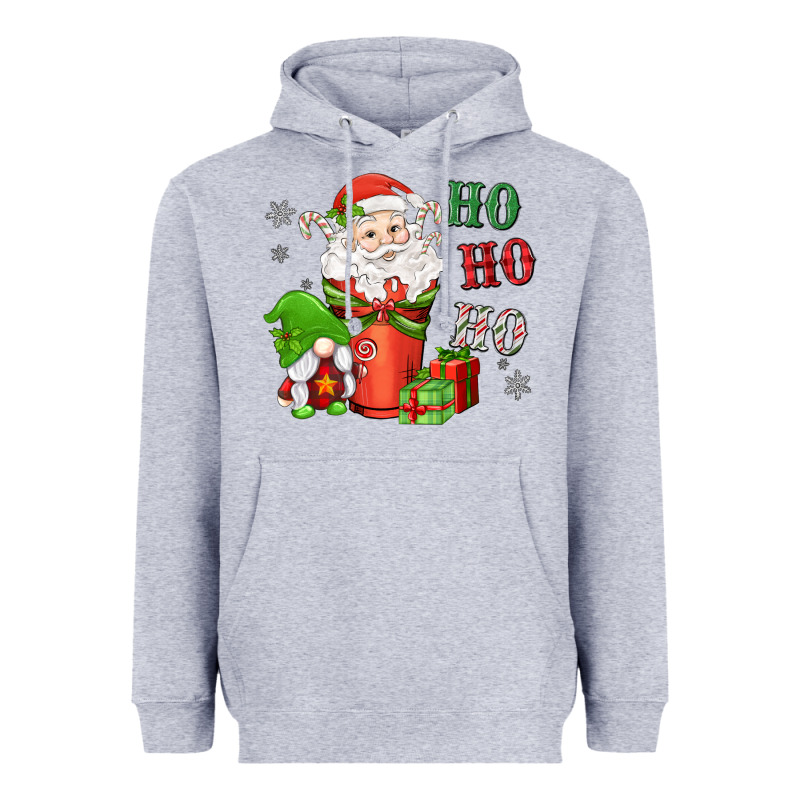 Ho Ho Ho Gnome Santa Coffee Cup Heavyweight Hoodie by MaliasSmallBusiness | Teevron