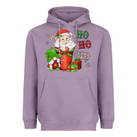 Lavender ho ho ho gnome santa coffee cup Heavyweight Hoodie - MaliasSmallBusiness