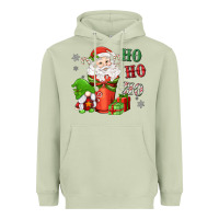 Matcha ho ho ho gnome santa coffee cup Heavyweight Hoodie - MaliasSmallBusiness