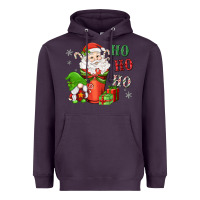 Plum ho ho ho gnome santa coffee cup Heavyweight Hoodie - MaliasSmallBusiness