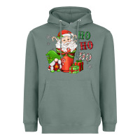 Sage ho ho ho gnome santa coffee cup Heavyweight Hoodie - MaliasSmallBusiness