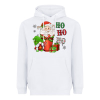 White ho ho ho gnome santa coffee cup Heavyweight Hoodie - MaliasSmallBusiness