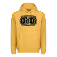 Mustard Camouflage Patterned Mimi Tried Premium Hoodie - Bettercallsaul
