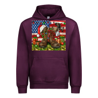 Mauve Wine Army Veteran Boots Christmas Tumbler 4th of july Urban Hoodie - HowdyJamesFarm