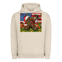 Pigment French Oak Army Veteran Boots Christmas Tumbler 4th of july Urban Hoodie - HowdyJamesFarm