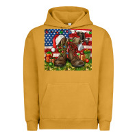 Pigment Peanut Butter Army Veteran Boots Christmas Tumbler 4th of july Urban Hoodie - HowdyJamesFarm