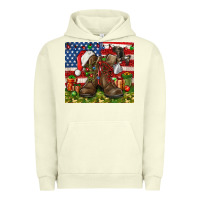 Pigment Pistachio Army Veteran Boots Christmas Tumbler 4th of july Urban Hoodie - HowdyJamesFarm