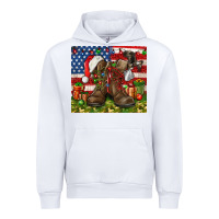 White Army Veteran Boots Christmas Tumbler 4th of july Urban Hoodie - HowdyJamesFarm