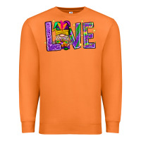 Carrot Mardi Gras Love With Gnome Premium Sweatshirt - BundleAndBundleShop