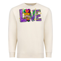 Sandshell Mardi Gras Love With Gnome Premium Sweatshirt - BundleAndBundleShop