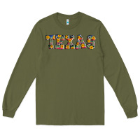 Army Green texas serape sunflower Long Sleeve Tee - AdoDesignShop