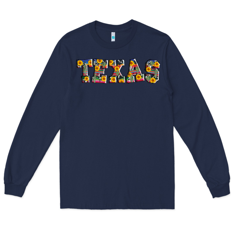 Texas Serape Sunflower Long Sleeve Tee by AdoDesignShop | Teevron