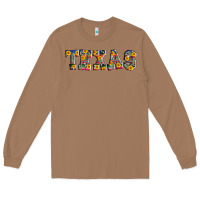 Toasted Coconut texas serape sunflower Long Sleeve Tee - AdoDesignShop