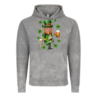 Cloud Rock st patricks elf Vintage Hoodie - Neo Western
