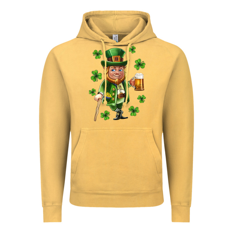 St Patricks Elf Vintage Hoodie by Neo Western | Teevron