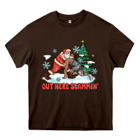 Chocolate Brown out here slammin' Heavy Core Tee - MaliasSmallBusiness