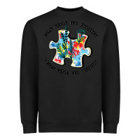 Black what makes you different is what makes you beautif Heavyweight Sweatshirt - JahusDesignShop