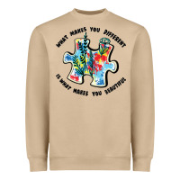 Mushroom what makes you different is what makes you beautif Heavyweight Sweatshirt - JahusDesignShop