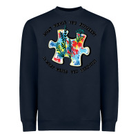 Navy what makes you different is what makes you beautif Heavyweight Sweatshirt - JahusDesignShop